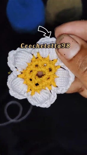 Easy Crochet Flower Step by Step for Beginners | Cute 3D Flower Tutorial#crochet