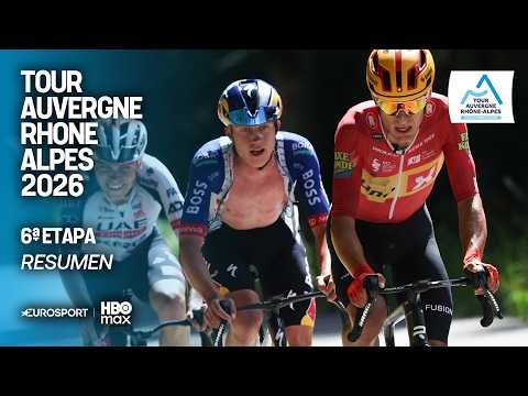 DEL TORO RESISTE A SEIXAS | TOUR AUVERGNE-RHONE-ALPES 2026 - Resumen 6ª etapa | Eurosport