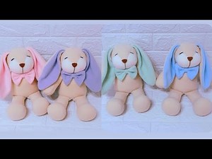 COELHOS PARA BRINCAR, PASSO À PASSO. IDÉIA INCRÍVEL DE ARTESANATO PARA PÁSCOA