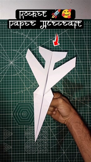 viral paper rocket plane 🥰🚀 , how to make a paper jet airplane tutorial , paper toy #shorts #paper