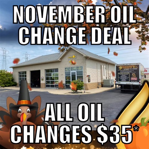 🍂🦃 READ ALL OF THIS — We have moved to only doing FULL SYNTHETIC oil changes.🍁🥧 🧺🧡 The 5 quarts and spin-on filter baseline still applies. Extra quarts and canister filters will be additional charges — your base price remains $35 but all oil changes are FULL SYNTHETIC 🍂🎃 🌾🏁 PLEASE SHOW THIS COUPON OTHERWISE YOU WILL BE CHARGED $50 🕯️🍁 Or - this is new - you can pre-purchase your $35 oil change with the link below! ⏱️🍂 NO APPOINTMENTS‼ ⏱️ Come in whenever is convenient for you‼ 🦃🔧 