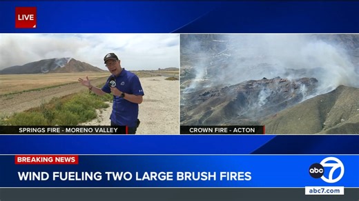 Fast-moving fire burns more than 4,000 acres in Moreno Valley