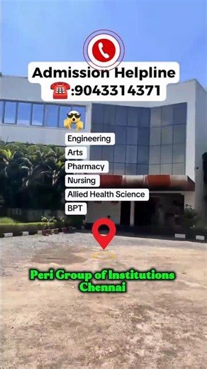 📈🔥 Peri Group of Institutions #contact9043314371 #admissionsopen #courses #fees #chennai #2026