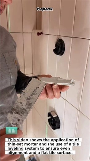 Pro Tile Leveling Hack That Gives Perfectly Flat Walls #tiling #construction #diy