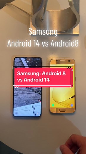 Samsung Galaxy S22 Plus: Android 8 vs Android 14 Comparison