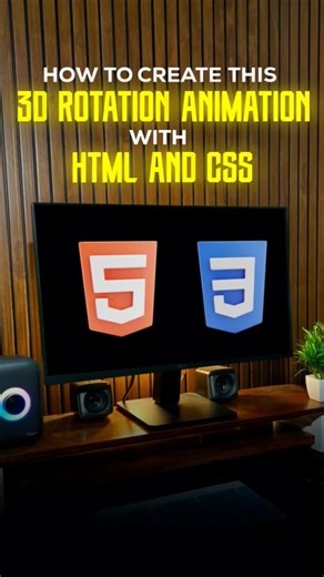 Iron Coding | Android Developer | Flutter | Web Developer | Create 3D Rotation Animation with HTML & CSS 💻 In this video, I'll show you to create an amazing anination effect using simple html and... | Instagram