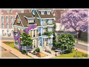 UNIVERSITY TOWN HOUSES 📚 | The Sims 4 Speedbuild | No CC