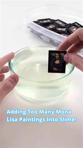 Cursed Mona Lisa Slime Mixing Extravaganza