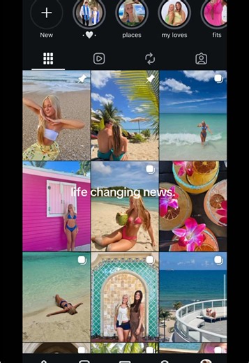 so now i don’t have to spend hours putting together my feed on a secret instagram….? #lifechanging #instagramupdate #instgram #feed