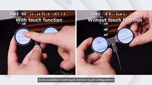 Waveshare ESP32-S3 1.28inch Double Eye Round LCD AIoT Development Board, with Dual 1.28inch IPS Displays, 240 × 240 Resolution, Dual-core 240MHz Processor, Wi-Fi/Bluetooth 5 Support, with Touch