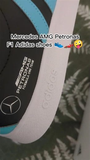 When you finally get Mercedes AMG Petronas SHOES 👟🏎️🤪😁 #f1 #mercedesamg