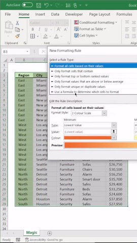 Excel by Karstrom on Instagram: "VBA + Conditional formatting =