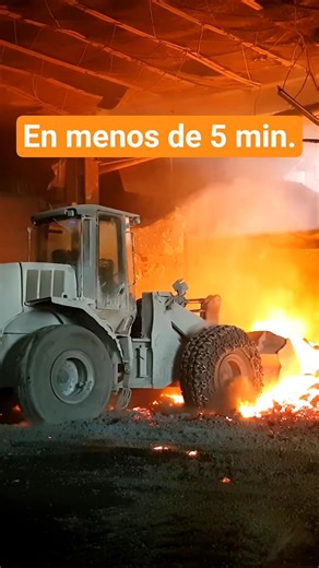 The limit of a tire on slag.