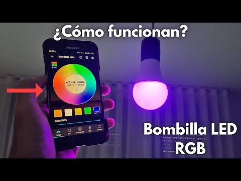 Bombilla led RGB | Te enseñamos todas sus FUNCIONES ✅​