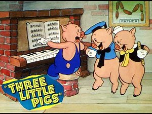 Three Little Pigs 🐷 | Classic Cartoon for Kids | Sing Along to “Who's Afraid of the Big Bad Wolf?”