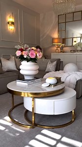 7K views · 26 reactions | White. Marble. Hidden storage. This coffee table does it all—just like her home style. A lift-top design meets sleek form and function in the most elegant way. Tap to shop: https://noxl.ink/Mdamyy : @our.kent.home #homary #homarycom #homaryreview #elegantliving #cozyvibes #livingroomsofinstagram #hallwayideas #interiordesign #homedesign #coffeetable | Homary | Facebook