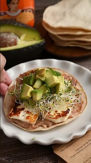 Easy Mexican Tostada with Panela & Beans 🌮 | Authentic LA MORENA® Flavor