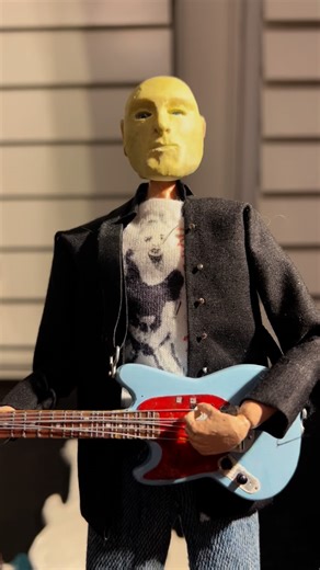 Jake Van Valkenburgh on Instagram: "Weekly Stopmotion Kurt Cobain Update! Next up is making guitars and painting his face. Lately I’ve been wrapped up in school so my upload schedule is kind of cracked. But I’ve been seeing a lot of comments for Layne 👀 Honestly I do not know who to make, but Layne would be cool. Before I start anything else huge though I wanna make a real nice animation of Kurt, I’m gonna make a stage and dress it for his different performance and do some sort of mashup of Nir