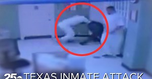 WATCH: Male prisoner attacks female officer inside Texas prison infirmary