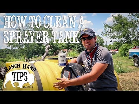 Cleaning A Sprayer Tank [Agriculture]