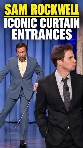 Sam Rockwell’s Iconic Curtain Entrances | Special Video Remix #rasputin #samrockwell #danceedit
