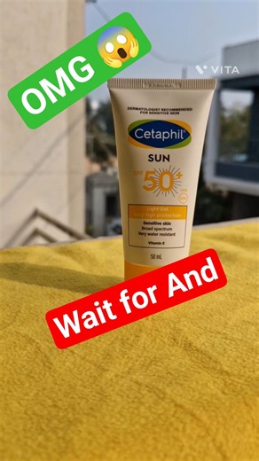 Dermatologist Approved SUNSCREEN 😍Cetaphil SPF 50+Review #ytshorts #trending #shortsfeed