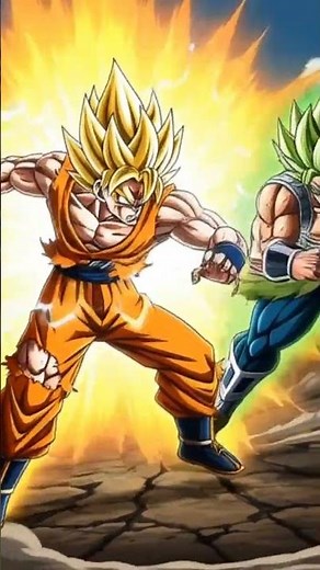 Goku vs Broly: Ultimate Super Saiyan Battle | DBZ Epic Fight Scene #goku #anime #broly