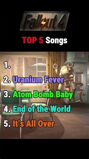 TOP 5 Fallout 4 Songs 🎵