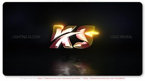 Lighting Glossy Logo Reveal