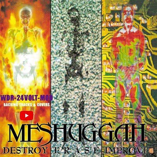 Meshuggah - Future Breed Machine (Backing Track) No Guitar *CLIP* Full Video Attached