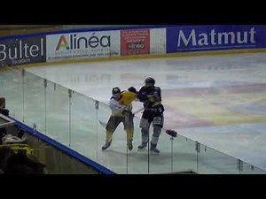 Hockey Fight : Rouen Strasbourg. Joris Bedin, Mathieu Roy