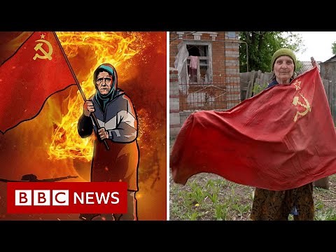 How a Ukrainian woman 'Babushka-Z' became a Russian propaganda icon – BBC News