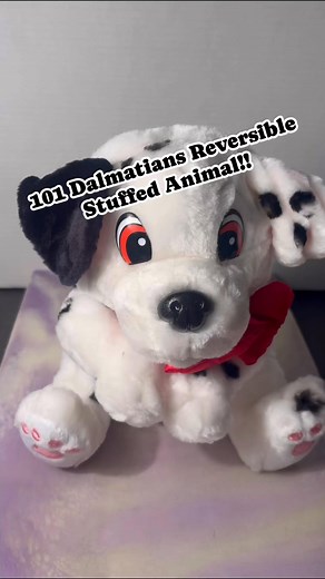 A must have for the 101 Dalmatians fan! 101 Dalmatians Reversible Stuffed Animal!! #101dalmatians #StuffedAnimals #retrotoys #disneytoys #disney #cooltoys | CPJ Collectibles