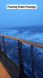 Night with Strong Gale. #DrakePassage #nightshift #antarctica #expedition #StrongWind #waves | Cris Mei Waga