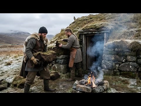 How Vikings Built & Lived In Turf houses to Survive Brutal Winter