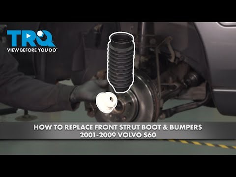 How to Replace Front Strut Boot & Bumpers 2001-2009 Volvo S60