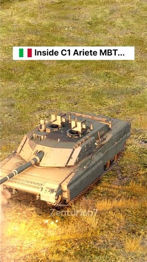 🇮🇹Inside the C1 Ariete MBT... #warthunder