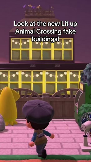 Lemme show you how to make the new lit-up animal crossing fake buildings! You can also trade the item with a friend if you don’t have a splatoon amiibos! Inspired by @/mewseille on twitter :) check her out she’s super talented!!! #animalcrossing #animalcrossingnewhorizons #acnh #fyp #nintendoswitch