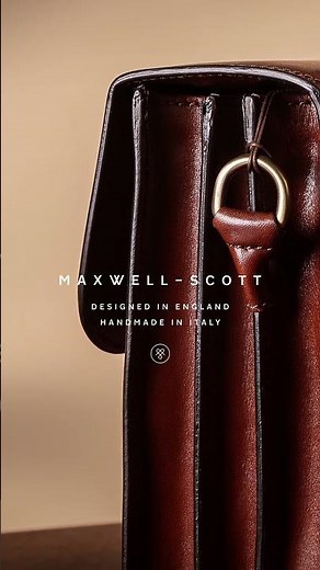 Maxwell-Scott | The Paolo Leather Briefcase