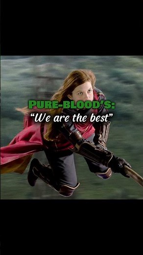 The half-blood’s and muggle-borns #harrypotter