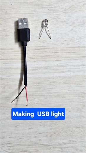 USB light making |#usb |#led |#charger |#studentprojects |#project |#like |#electronic |#ytshorts