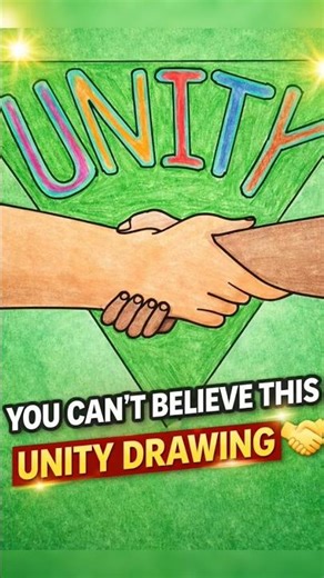 👉 “You Won’t Believe This Unity Drawing" 🤝🔥 #shorts #samarthartverse