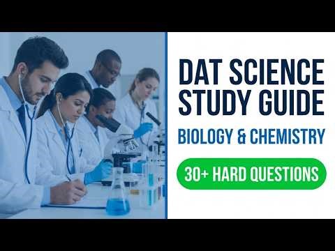 Score 25 plus on DAT Science 2026 The Only Study Guide You Actually Need