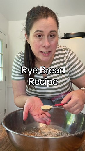 Rye Bread Recipe: - 2 c rye - 1 tbsp sugar - 1 tbsp yeast - 2 tbsp olive oil Let sit until the yeast bubbles, about 30 min. Then add: - 4 cups all purpose flour - 1 tsp yeast Knead for 5-10 min then form into a ball and cover. Let rise until doubled. Shape and then cover again. Preheat oven to 450F and let rise another 40 min. Make your cuts and then bake for ~40 min or until an internal thermometer reads 210F. Cover with foil about halfway through so the crust doesnt burn. Let cool an hour befo