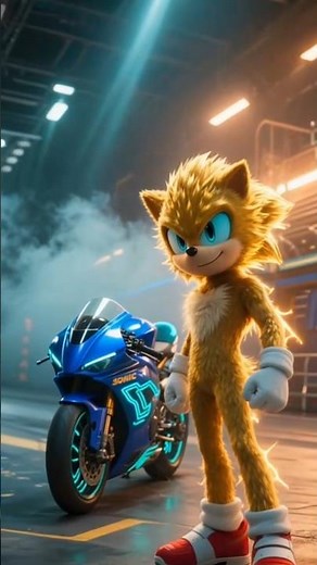 Super Sonic vs Shadow – Ultimate Racing Battle ⚡🏍️ Hyper Realistic 3D