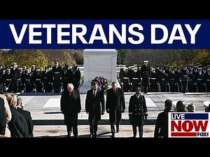 WATCH: Pres. Trump lays wreath at Arlington Natl. Cemetery for Veterans Day