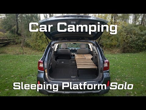 Car Camping Sleeping Platform SOLO Walkaround Tour 2022