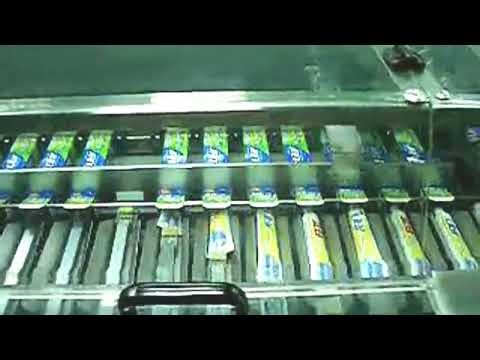 Toothpaste filling and sealing machine +feeding boxes cartoning line