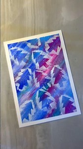 DIY Christmas Tree Art 🎄 | Acrylic Paint + Hot Glue Technique