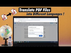 Translate PDF Files To Different Languages on Windows or Mac PC!